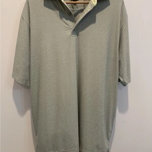 FootJoy Men's Short Sleeve Golf Polo Shirt Size Large Gray